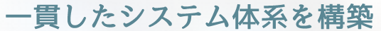 一貫したシステム体系を構築